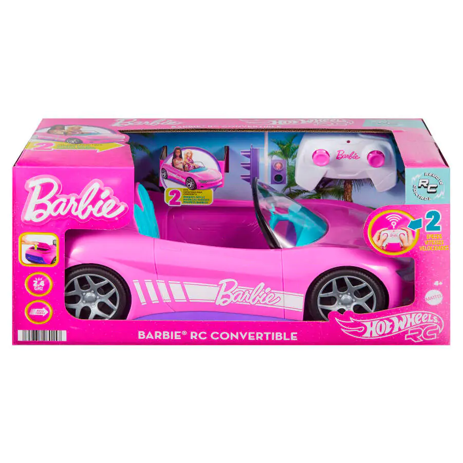 Hot Wheels Barbie auto na dálkové ovládání kabriolet fotografii produktu