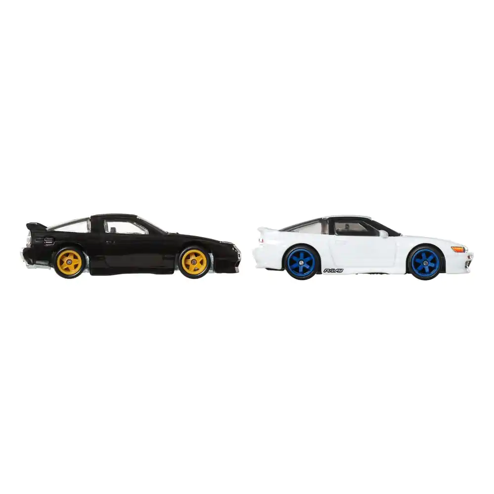 Hot Wheels Premium Car Culture Diecast Vehicle 2-Pack 1/64 '96 Nissan 180SX Type X & Nissan SilEighty, 2-balení odlévaných vozidel fotografii produktu
