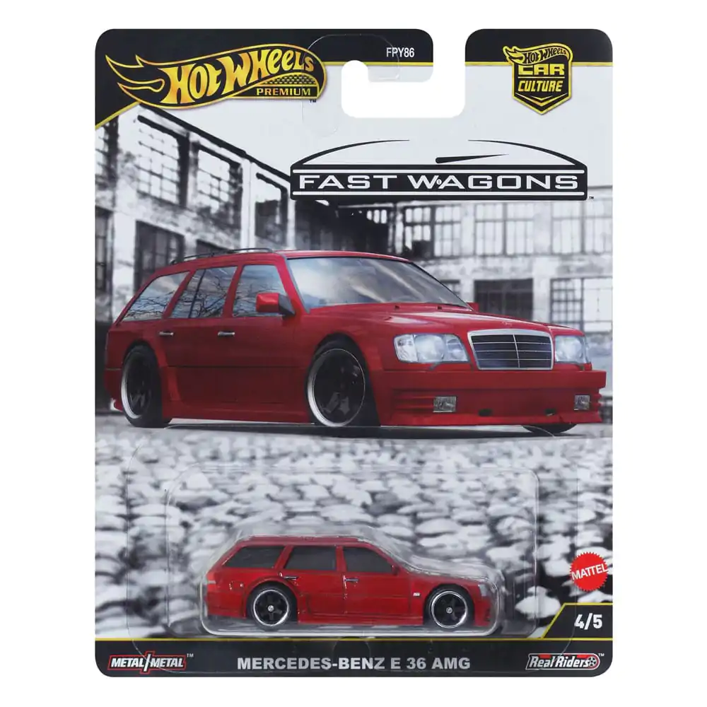 Hot Wheels Premium Car Culture Sběratelské autíčko 1/64 Mercedes-Benz E 36 AMG fotografii produktu