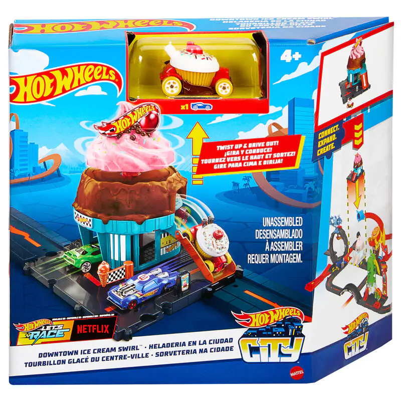 Hot Wheels City Downtown Zmrzlinový kolotoč fotografii produktu