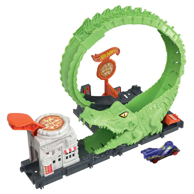 Hot Wheels City Gator Loop Attack – Útok smyčky s aligátorem fotografii produktu