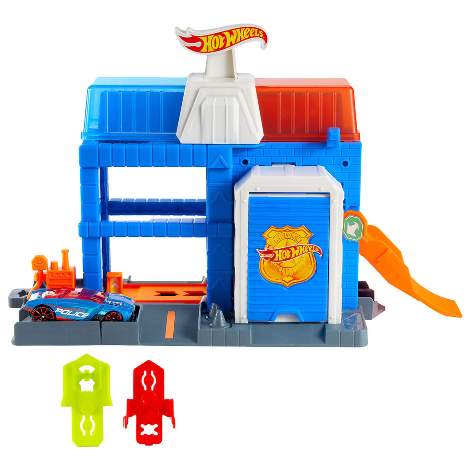 Hot Wheels City policejní stanice playset fotografii produktu
