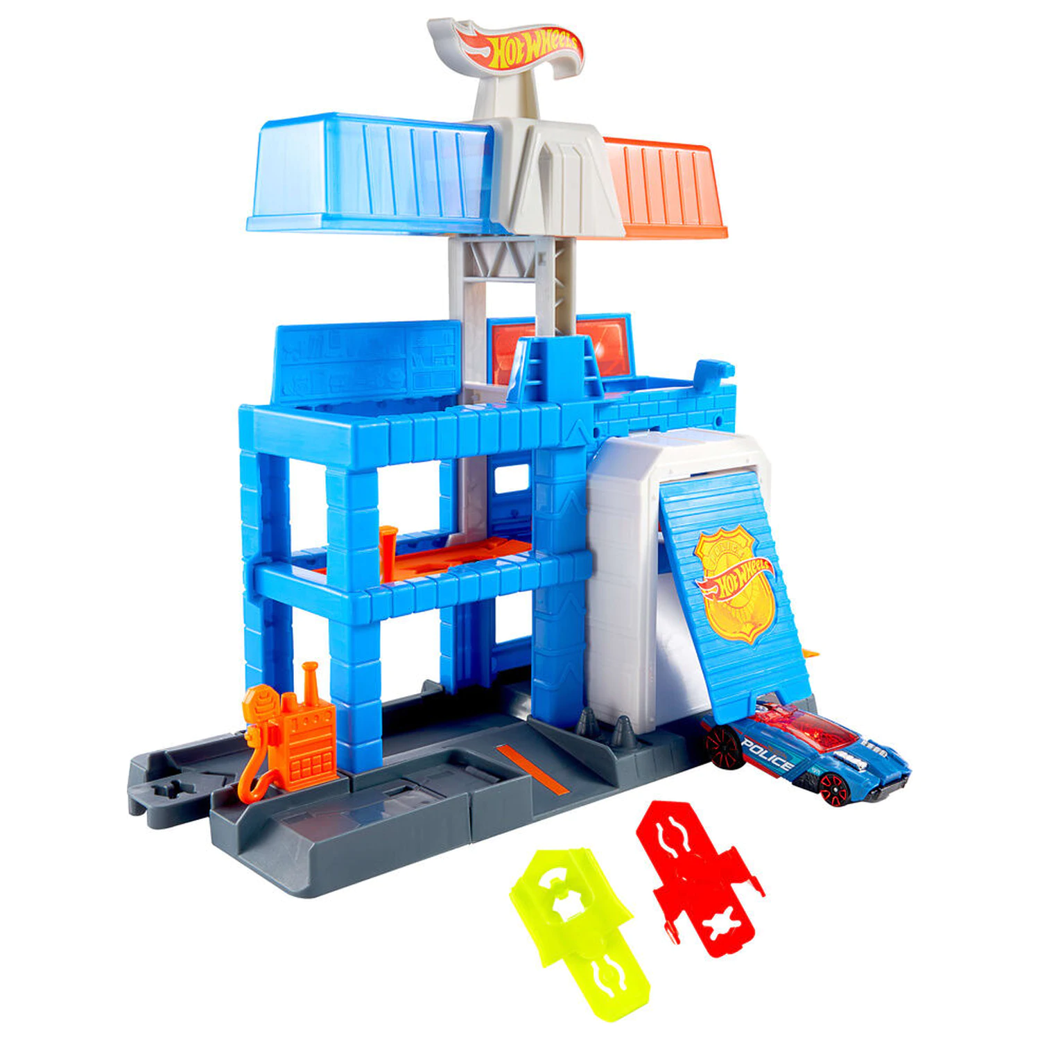 Hot Wheels City policejní stanice playset fotografii produktu