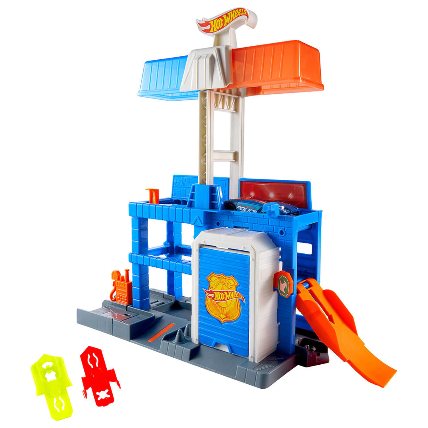 Hot Wheels City policejní stanice playset fotografii produktu