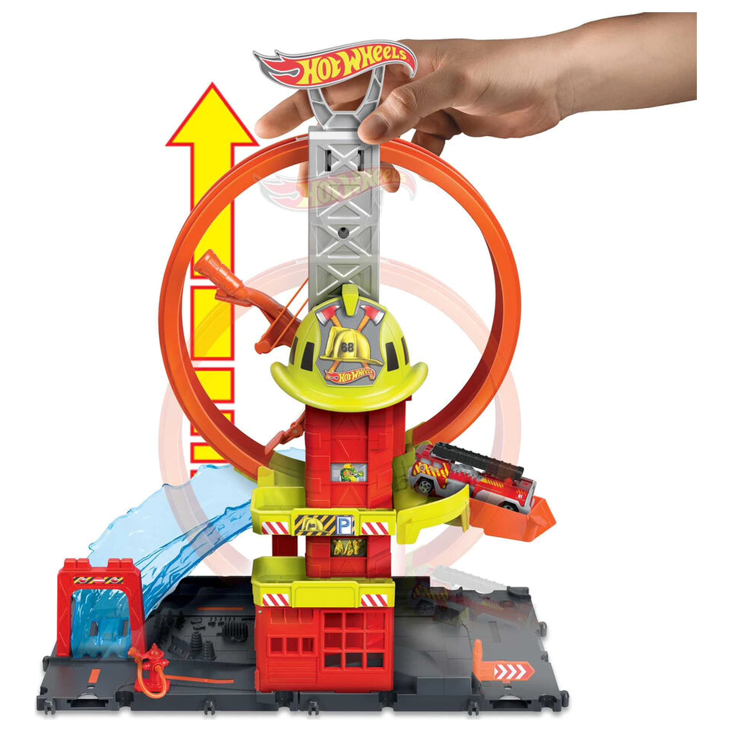 Hot Wheels City Super požární stanice herní set fotografii produktu