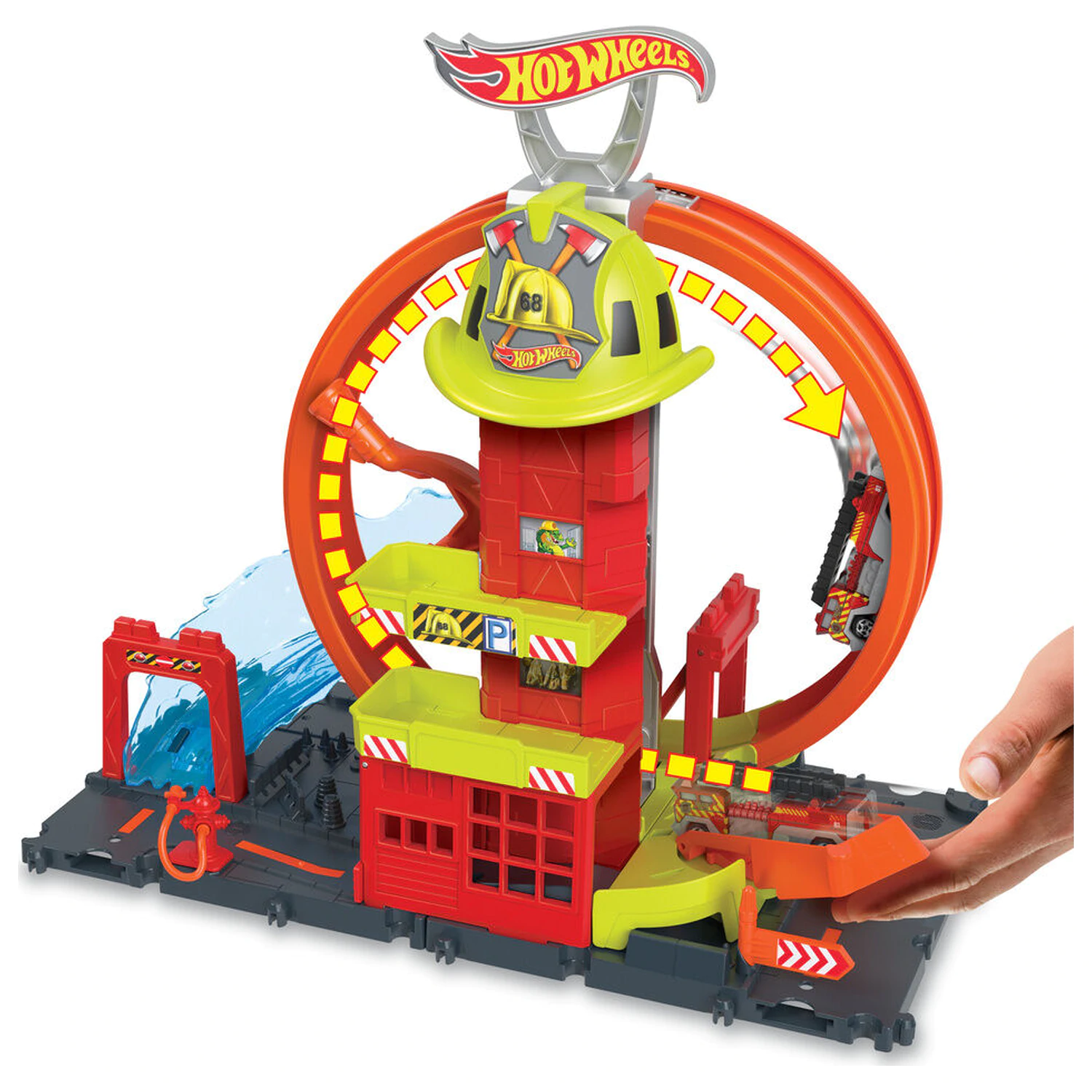 Hot Wheels City Super požární stanice herní set fotografii produktu