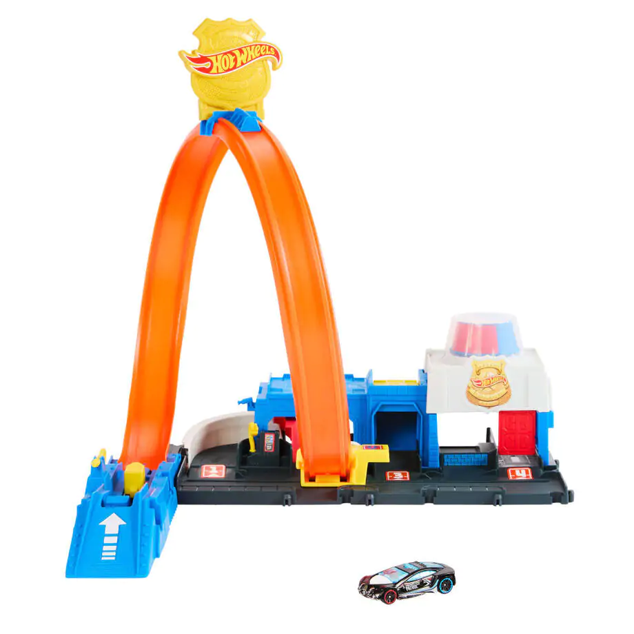 Hot Wheels City Super Policejní Stanice Playset fotografii produktu