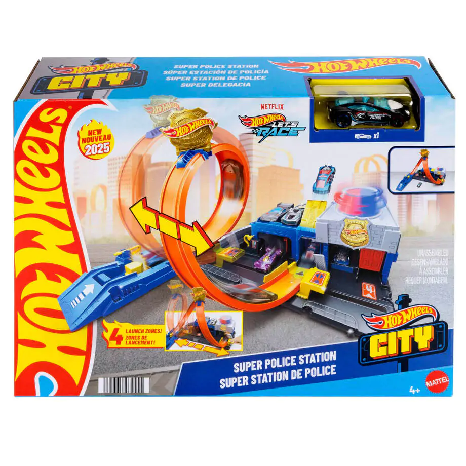 Hot Wheels City Super Policejní Stanice Playset fotografii produktu