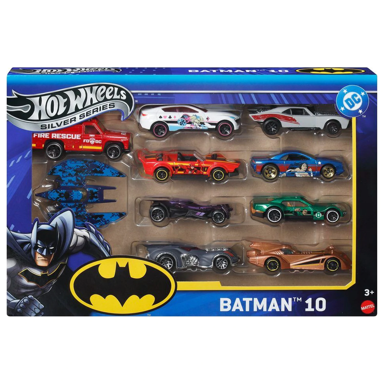 Hot Wheels DC Universe Batman balení 10 vozidel fotografii produktu