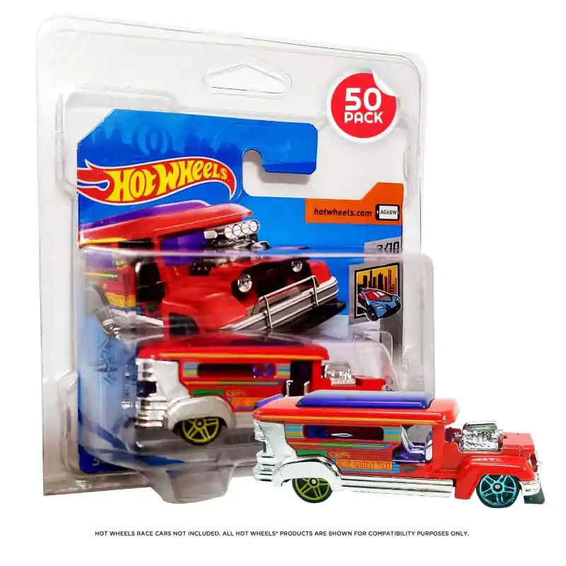 Hot Wheels European Series PET blistry 50 ks pro Short Card fotografii produktu
