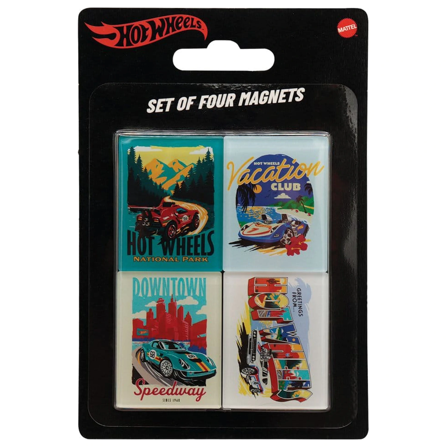 Hot Wheels sada magnetů Lokace fotografii produktu