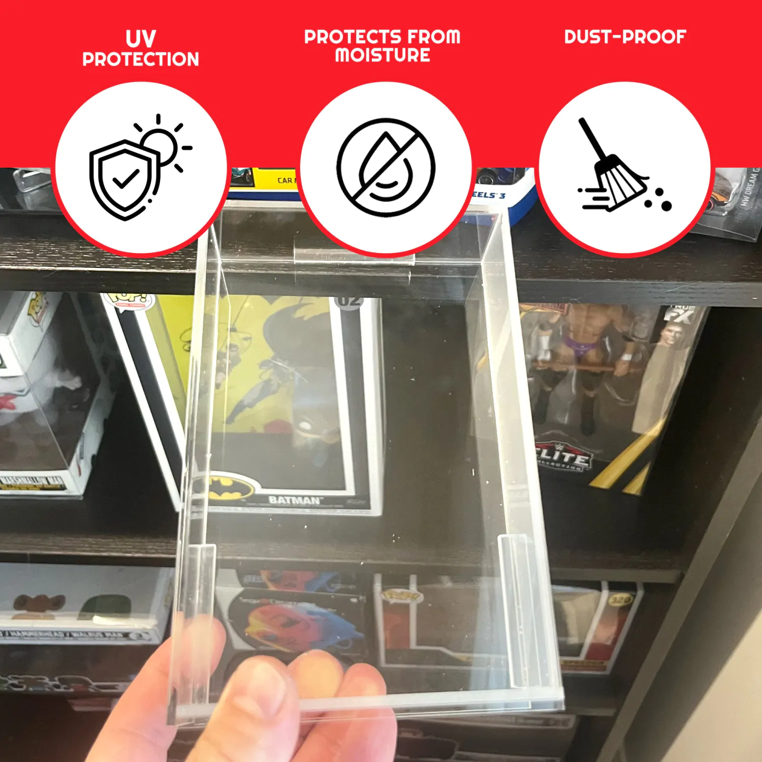 Hot Wheels Mainline akrylové pouzdro 2-Pack fotografii produktu