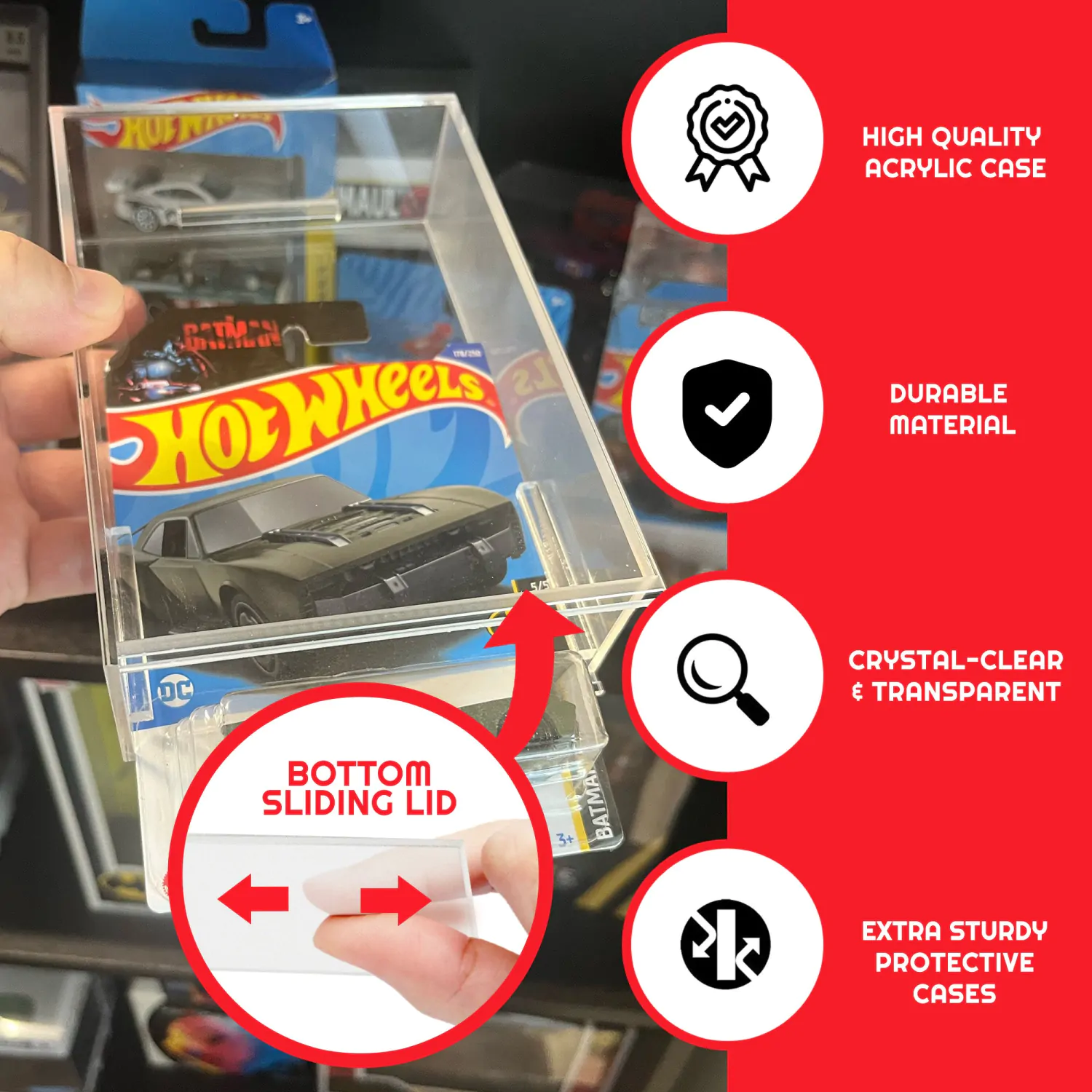 Hot Wheels Mainline akrylové pouzdro 2-Pack fotografii produktu
