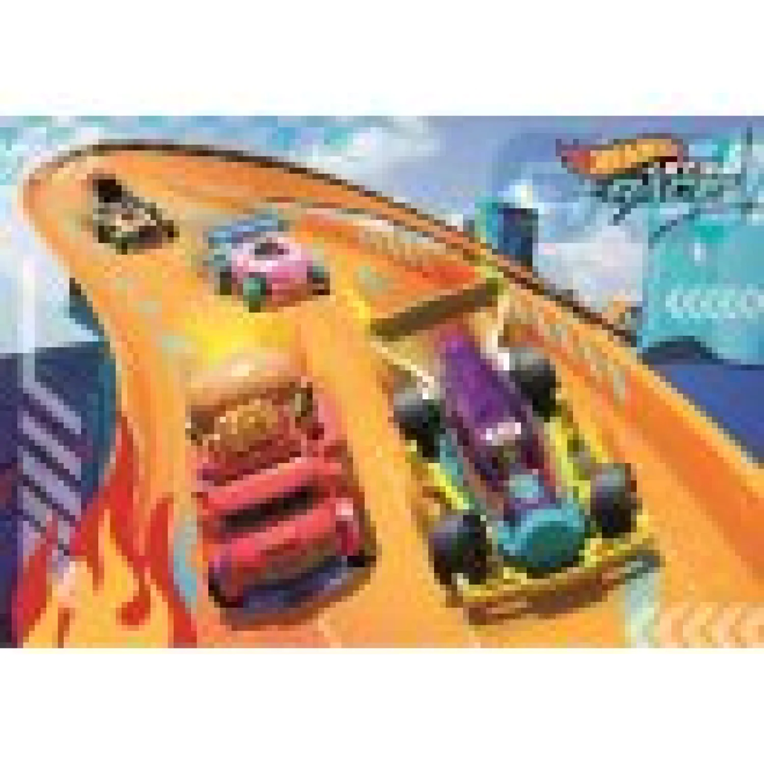 Hot Wheels maxi puzzle 24 dílků fotografii produktu
