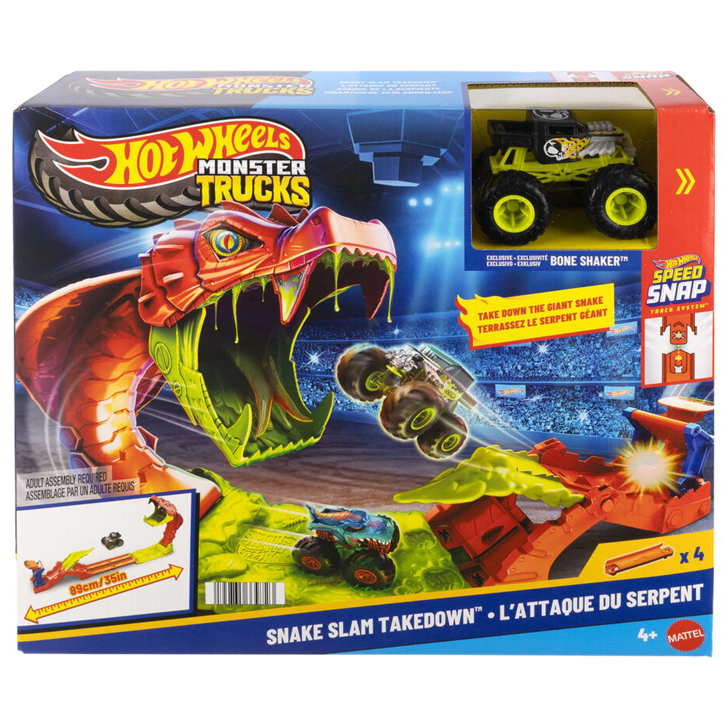 Hot Wheels Monster Trucks Snake Bite herní sada fotografii produktu