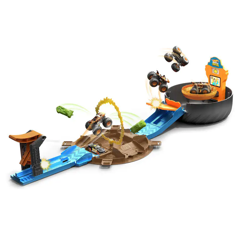 Hot Wheels Monster Trucks Kaskadérská Pneumatika fotografii produktu