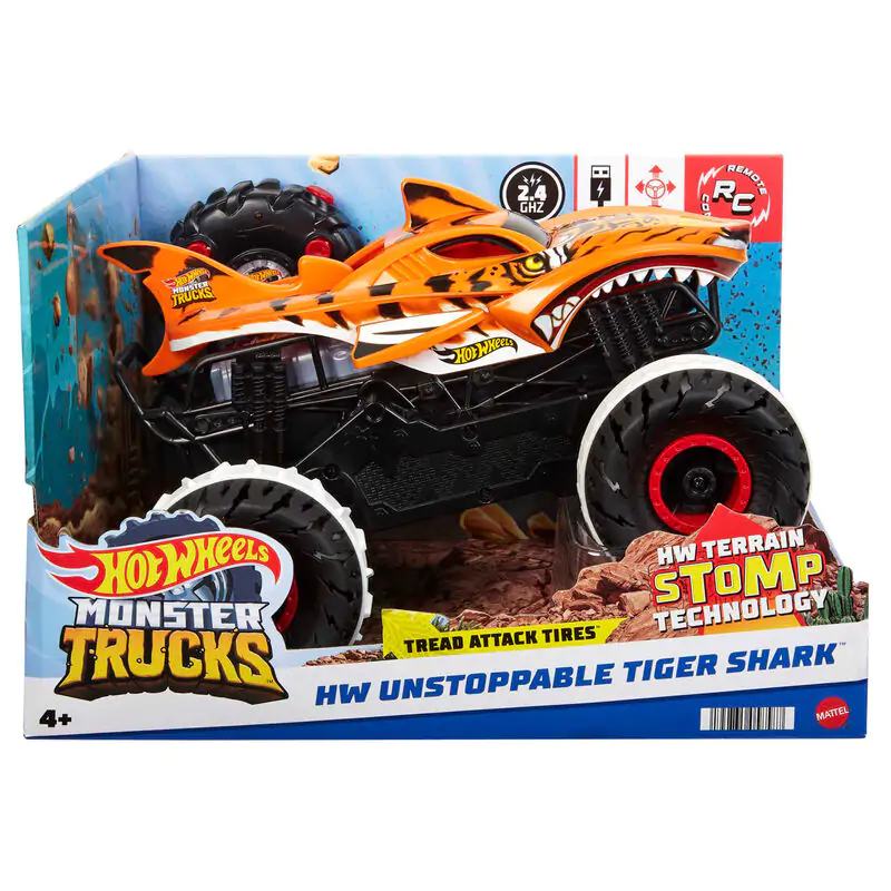 Hot Wheels Monster Trucks Nezkrotný Žralok tygří fotografii produktu