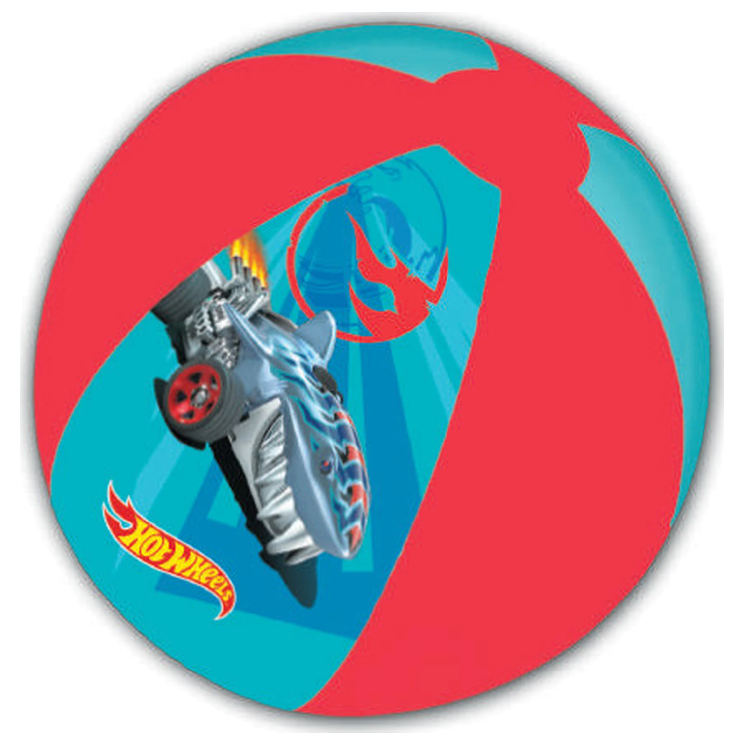 Hot Wheels Predator plážový míč 45 cm fotografii produktu