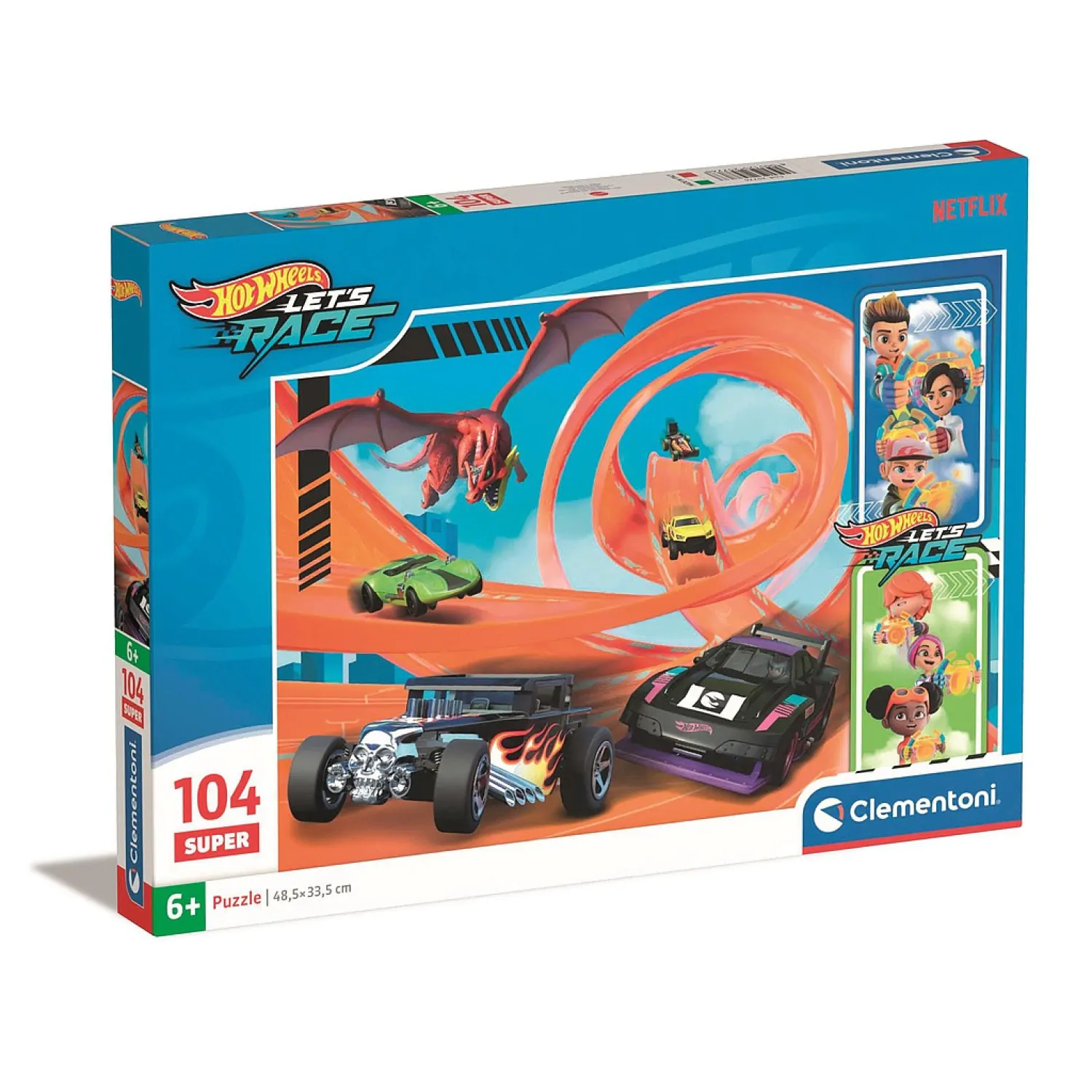 Hot Wheels puzzle 104 dílků fotografii produktu