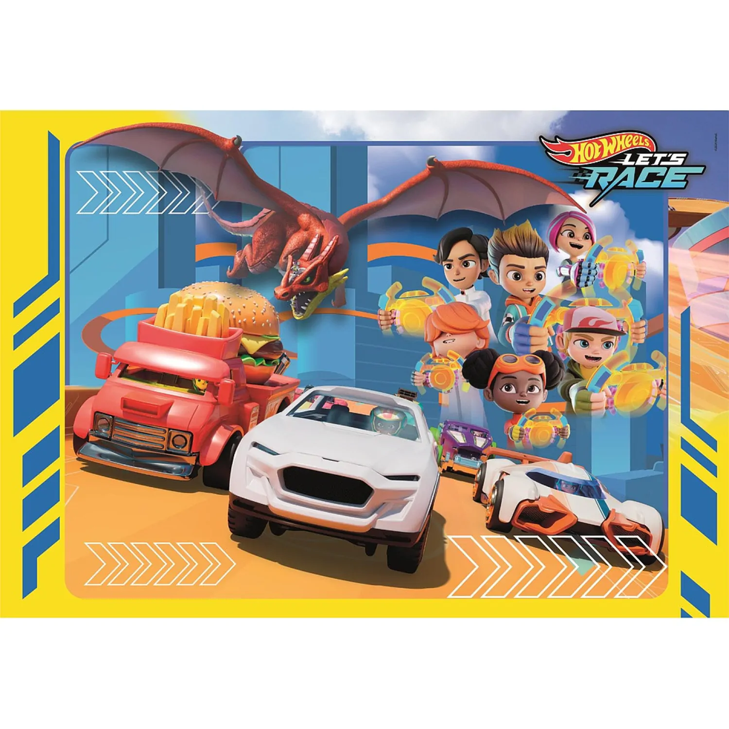 Hot Wheels puzzle 30 dílků fotografii produktu