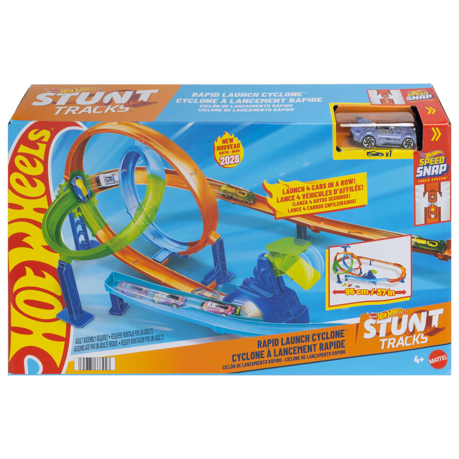 Hot Wheels Rapid Launch Cyclone herní set fotografii produktu