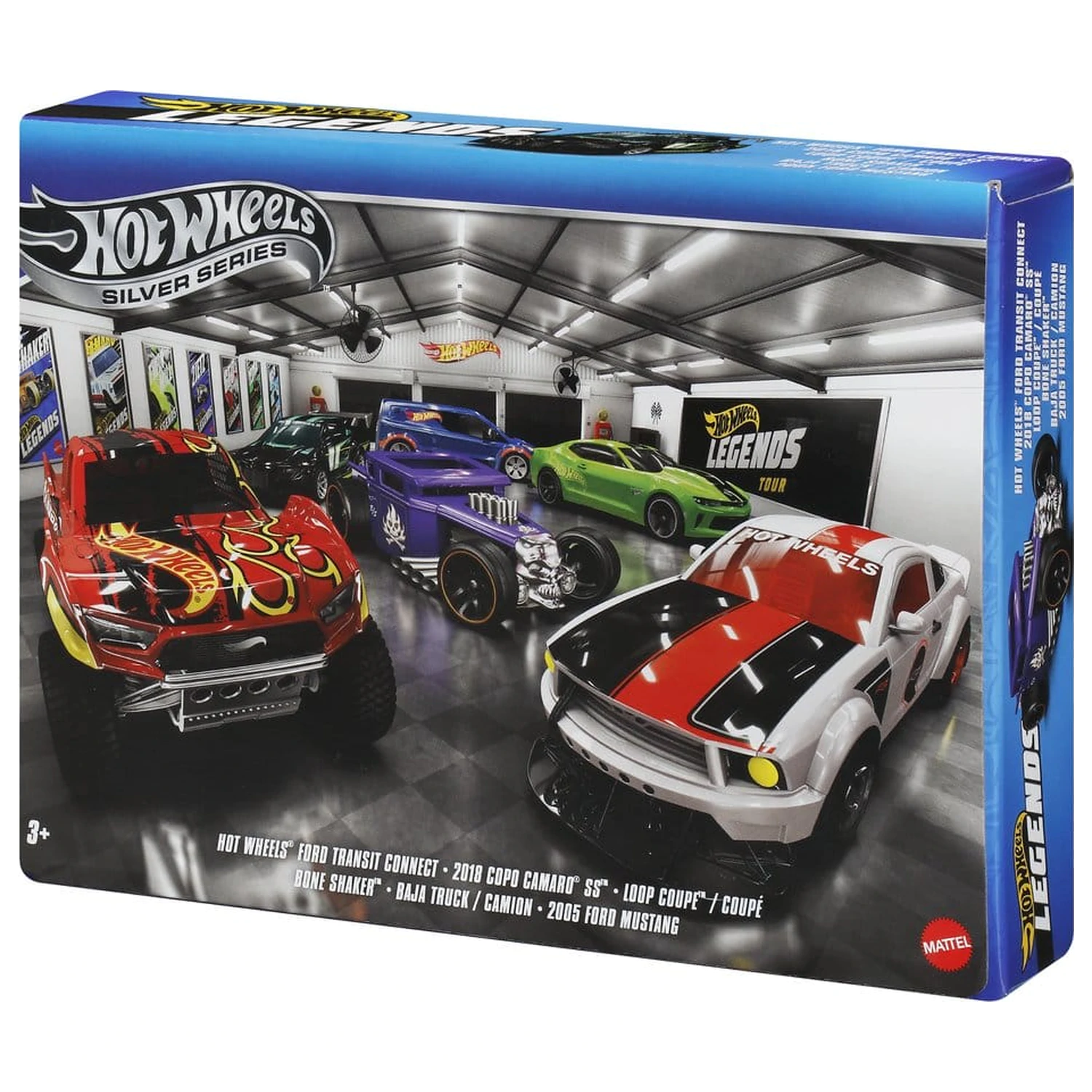 Hot Wheels Silver Series Die-Cast vozidlo 6 balení 1/64 Legends fotografii produktu