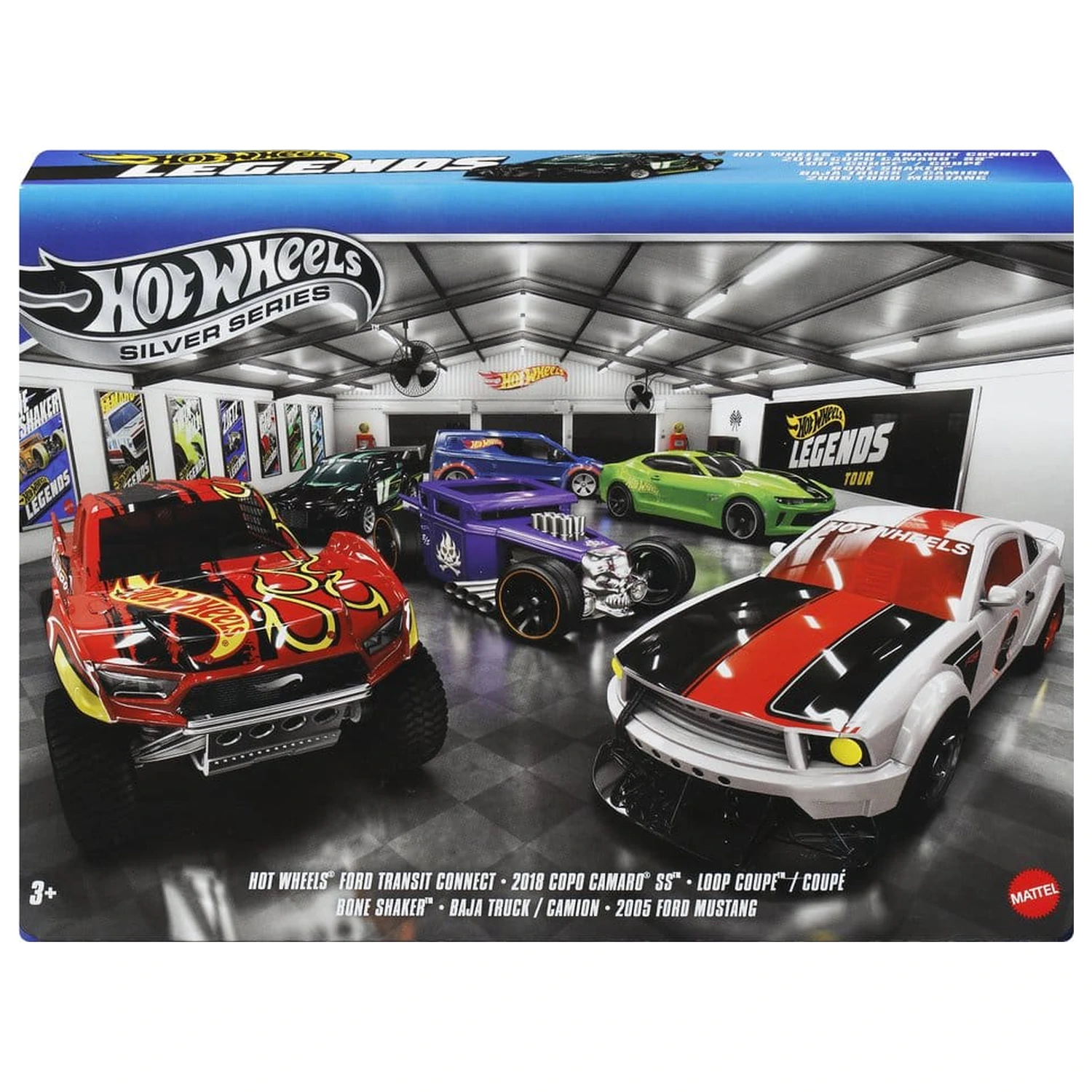 Hot Wheels Silver Series Die-Cast vozidlo 6 balení 1/64 Legends fotografii produktu