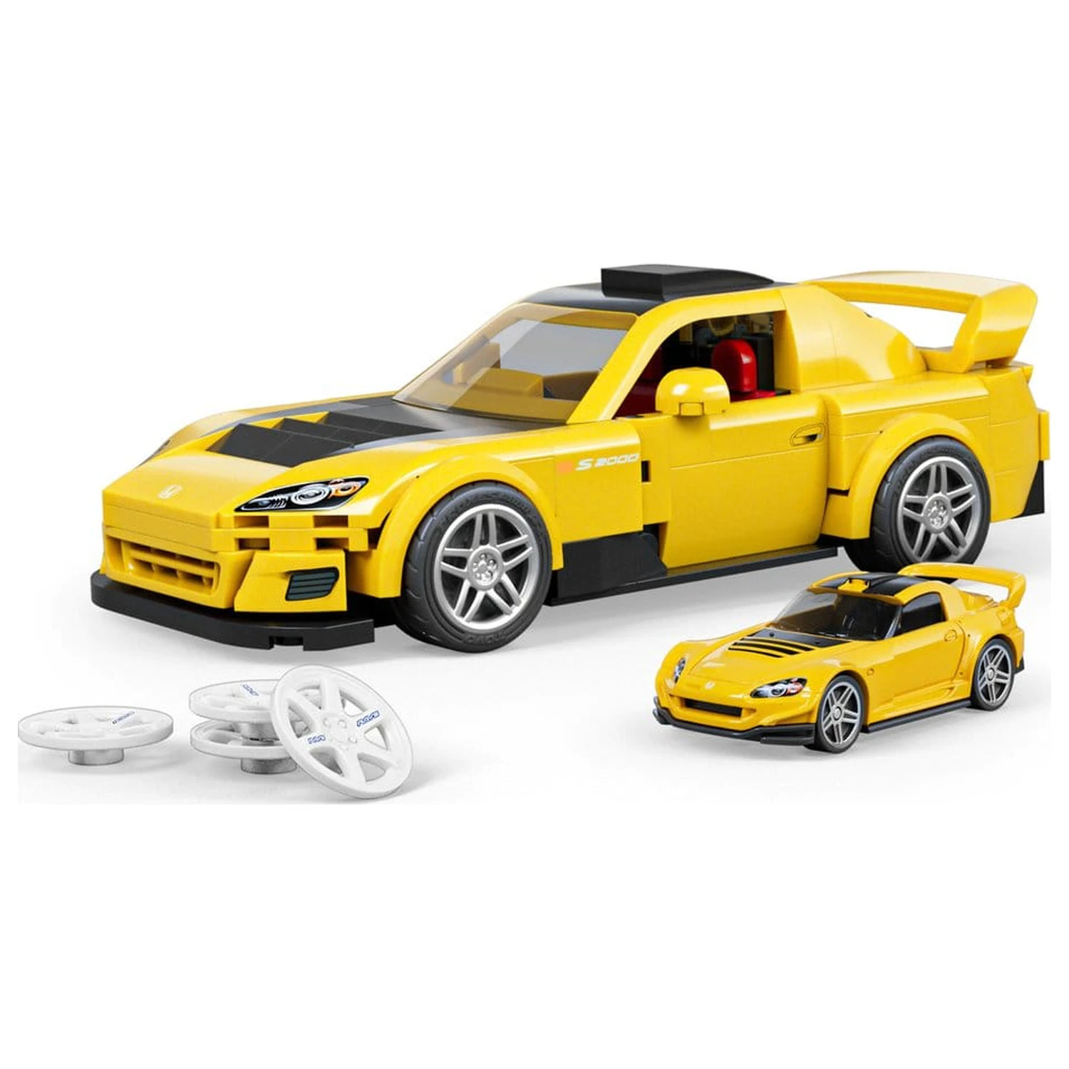 Hot Wheels Speed Series Mattel Brick Shop Stavebnice 1/32 '07 Honda S2000 fotografii produktu