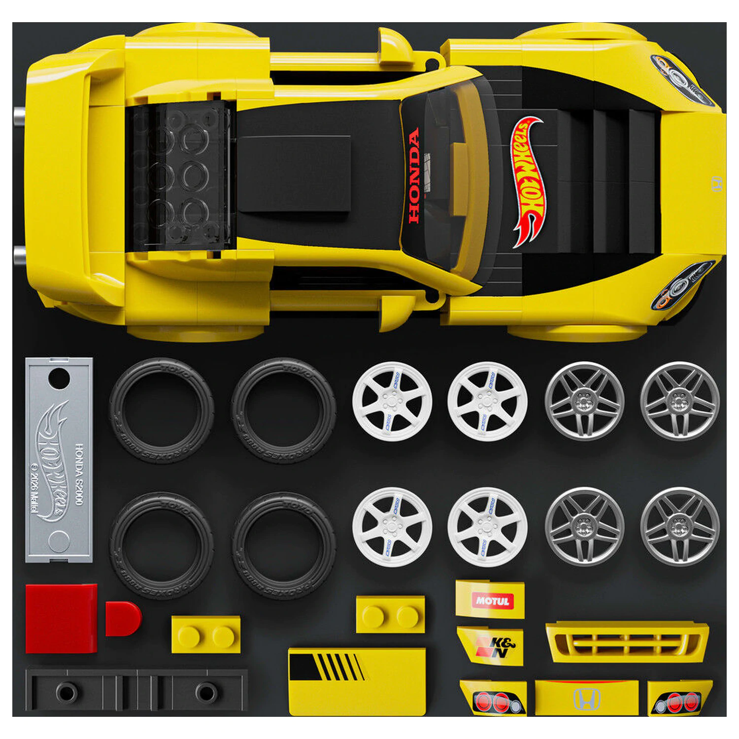 Hot Wheels Speed Series Mattel Brick Shop Stavebnice 1/32 '07 Honda S2000 fotografii produktu