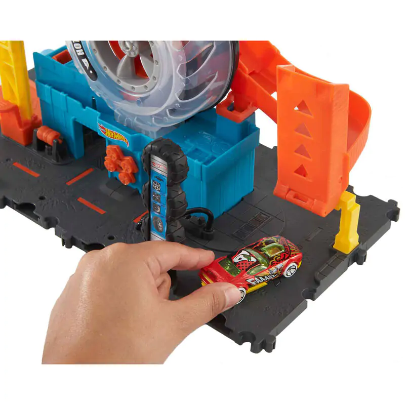 Hot Wheels Super Twist servis pneumatik fotografii produktu