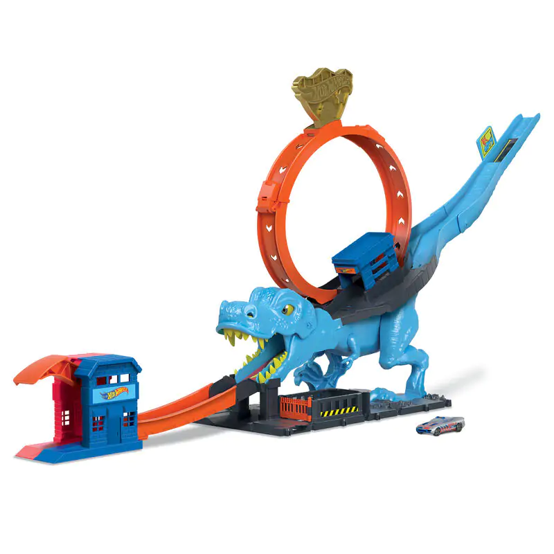 Hot Wheels T-Rex Chomp Down herní set fotografii produktu