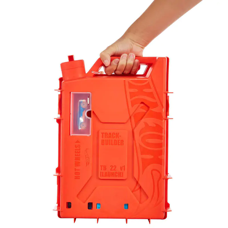 Hot Wheels Track Builder Kaskadérská sada v plechovce fotografii produktu