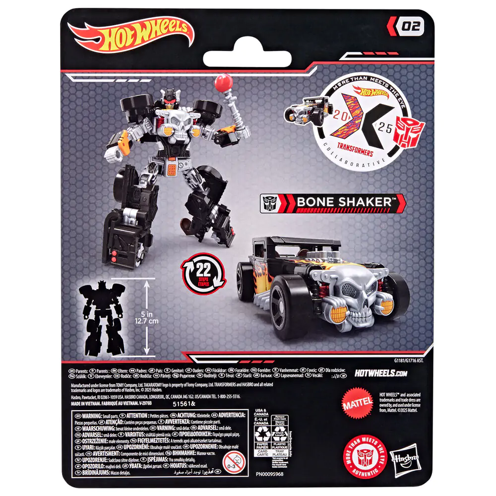 Hot Wheels Transformers Bone Shaker auto fotografii produktu