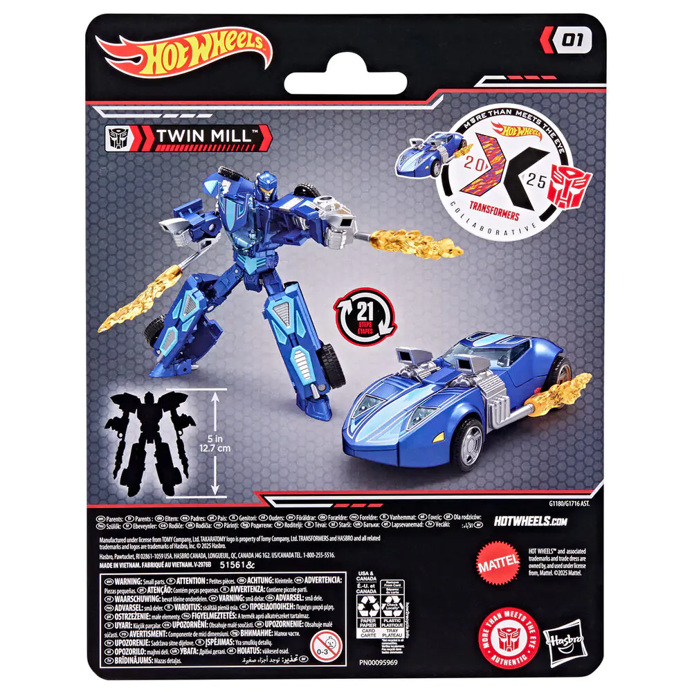Hot Wheels Transformers Twin Mill auto fotografii produktu