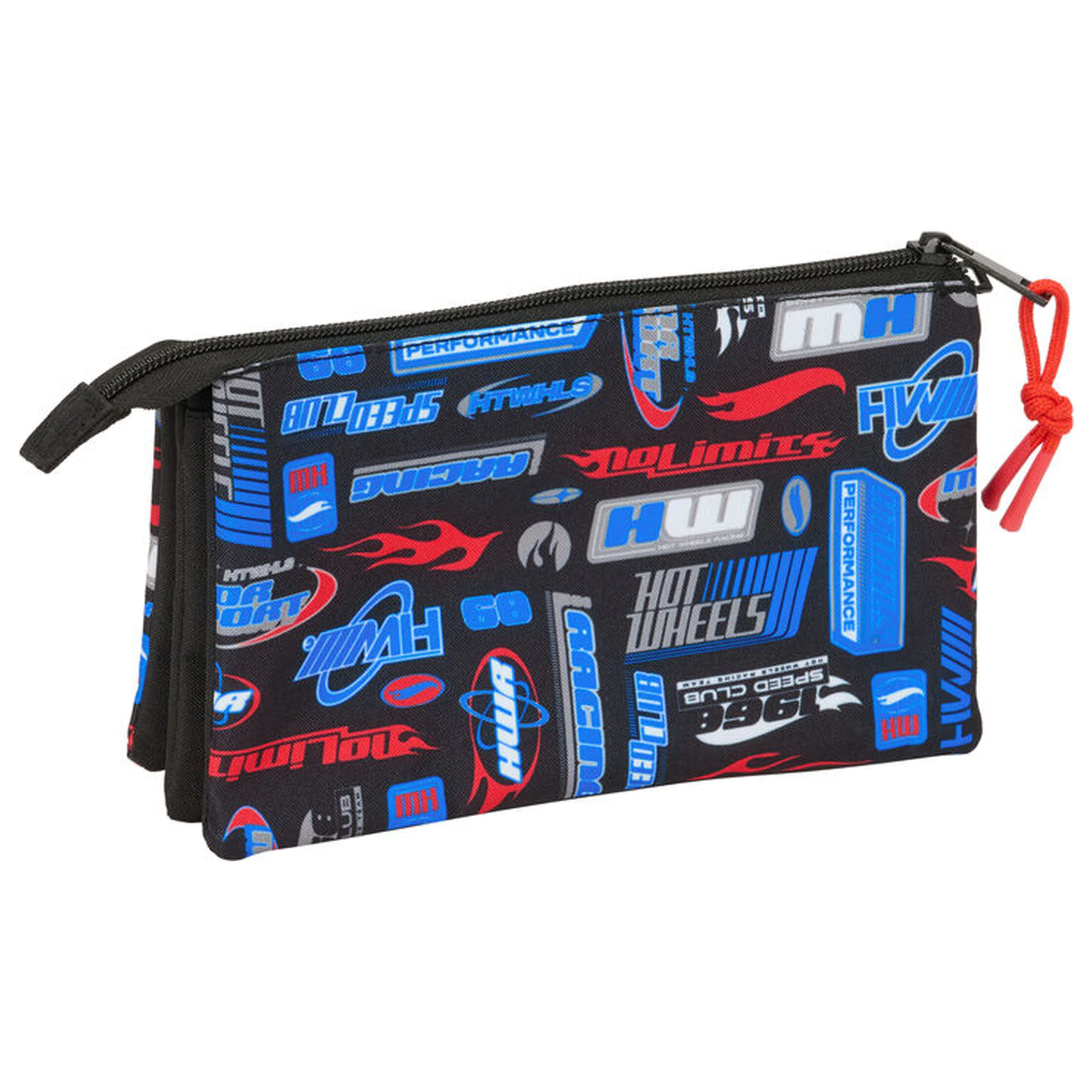 Hot Wheels trojité pouzdro na tužky fotografii produktu
