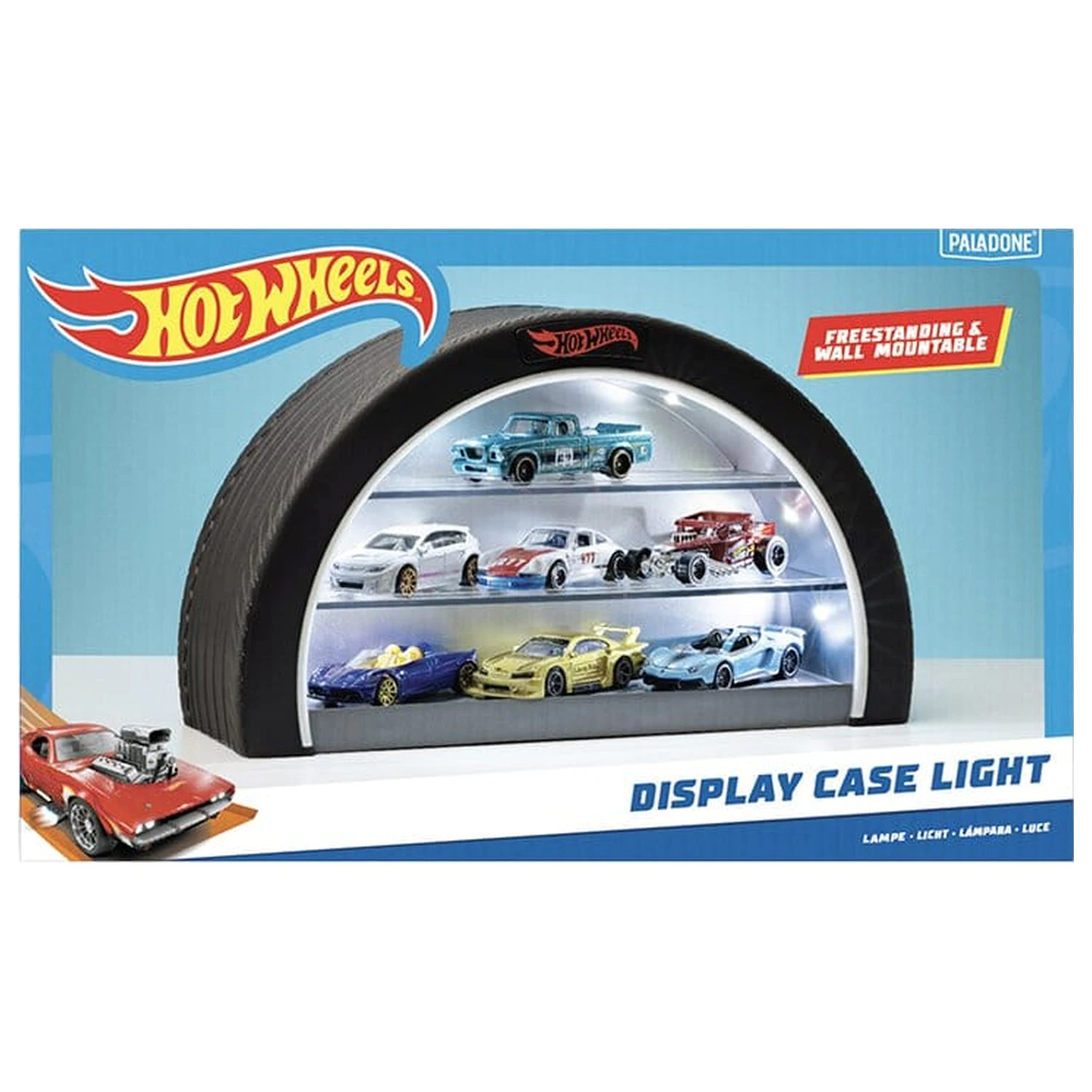Hot Wheels Tyre Display Case Světlo fotografii produktu