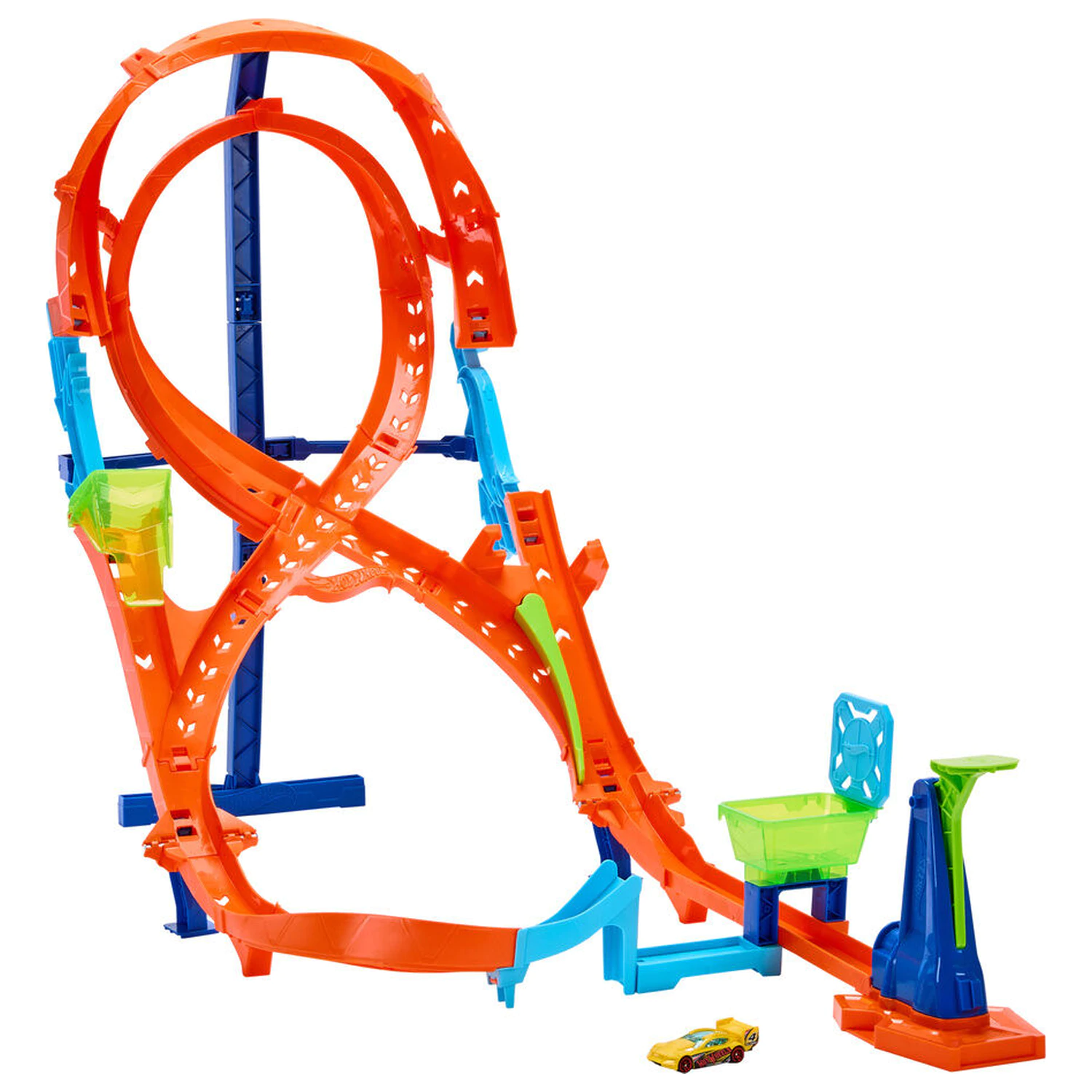 Hot Wheels Vertikální osmičková skokanská hrací sada fotografii produktu