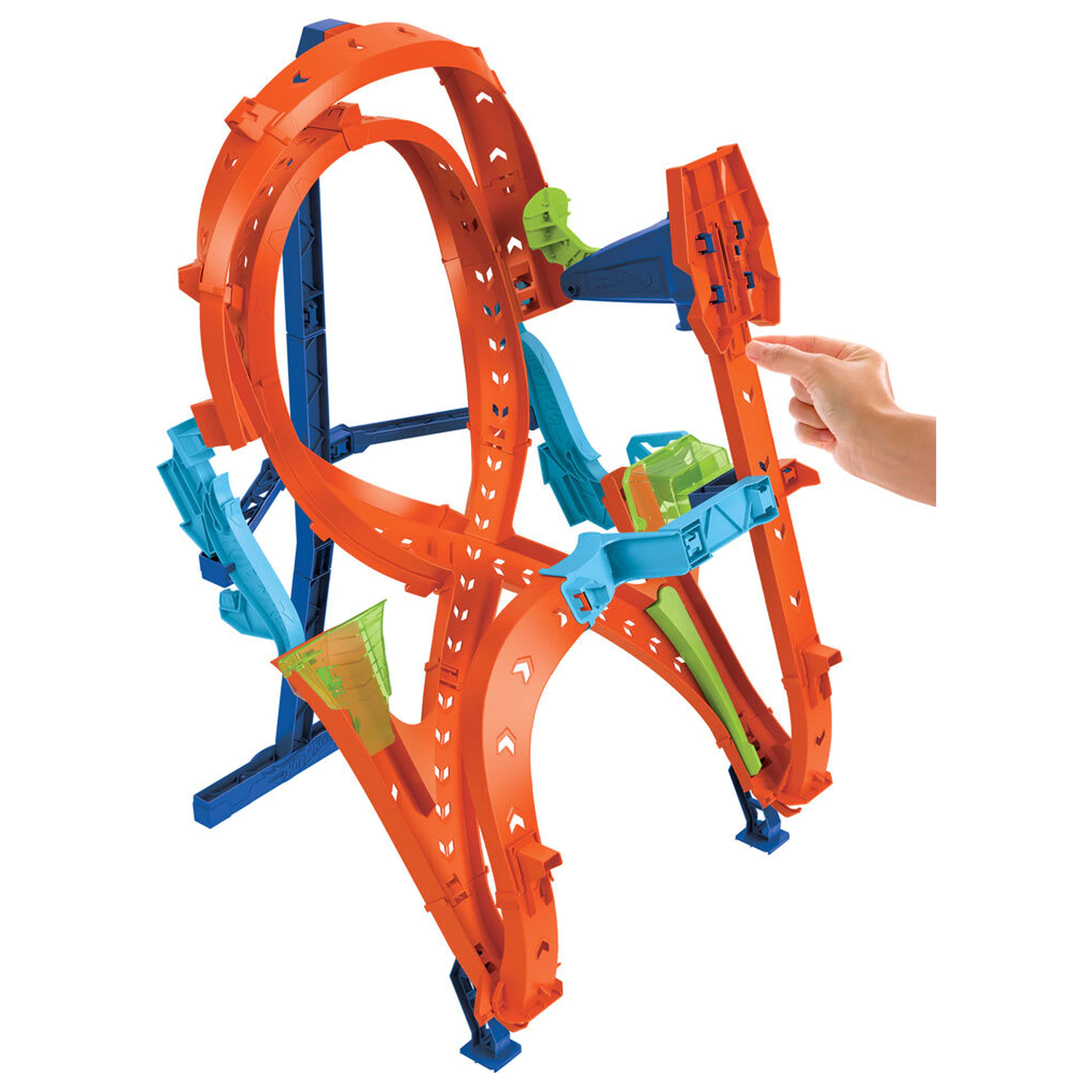 Hot Wheels Vertikální osmičková skokanská hrací sada fotografii produktu