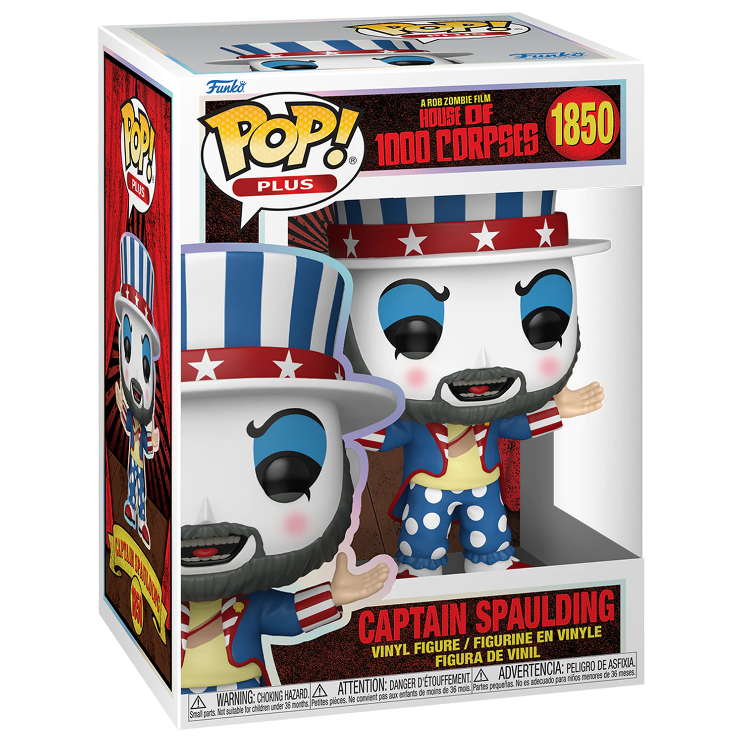 House of 1000 Corpses Funko POP! Plus Vinylová Figurka Capt. Spaulding 9 cm fotografii produktu
