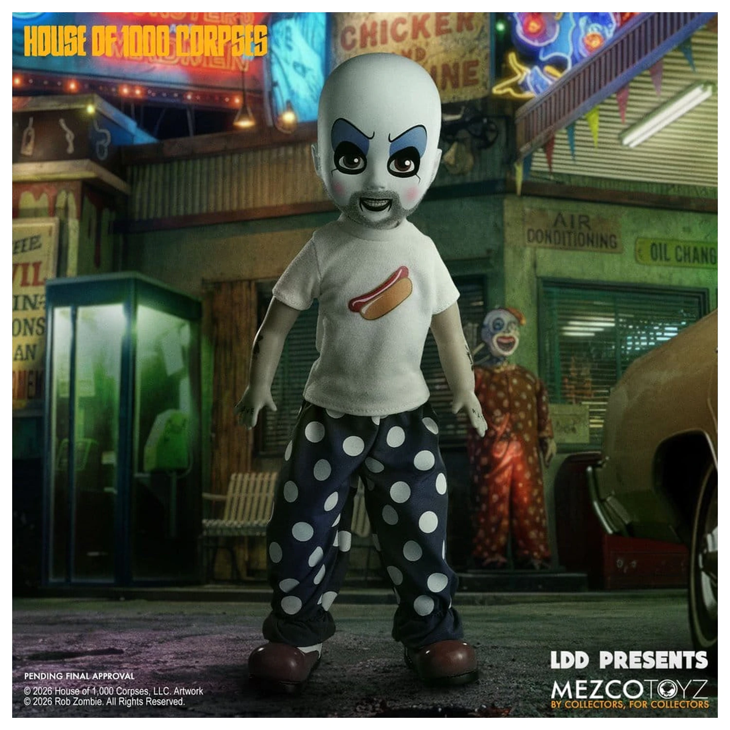 House of 1000 Corpses LDD Presents Doll Captain Spaulding 25 cm panenka fotografii produktu