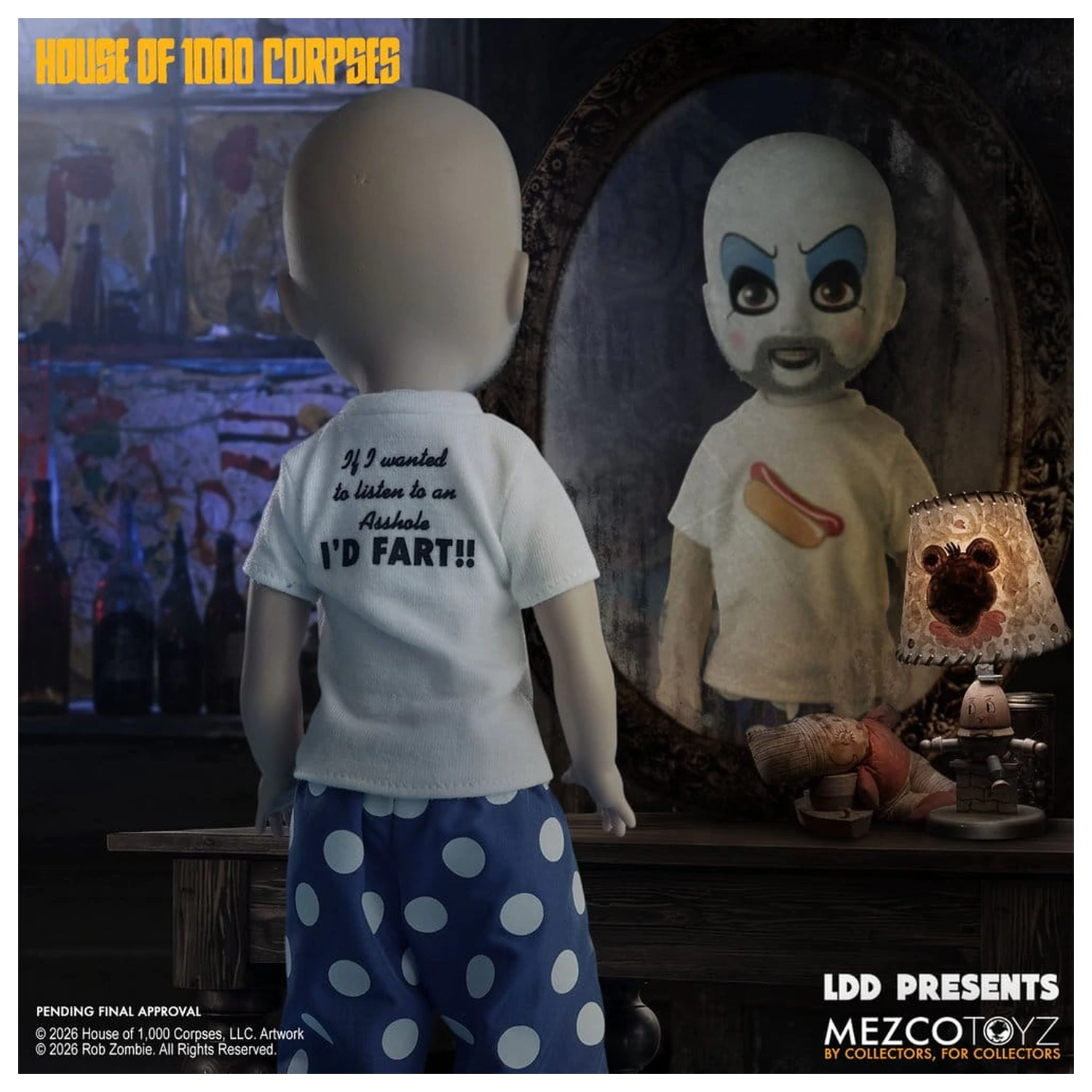 House of 1000 Corpses LDD Presents Doll Captain Spaulding 25 cm panenka fotografii produktu