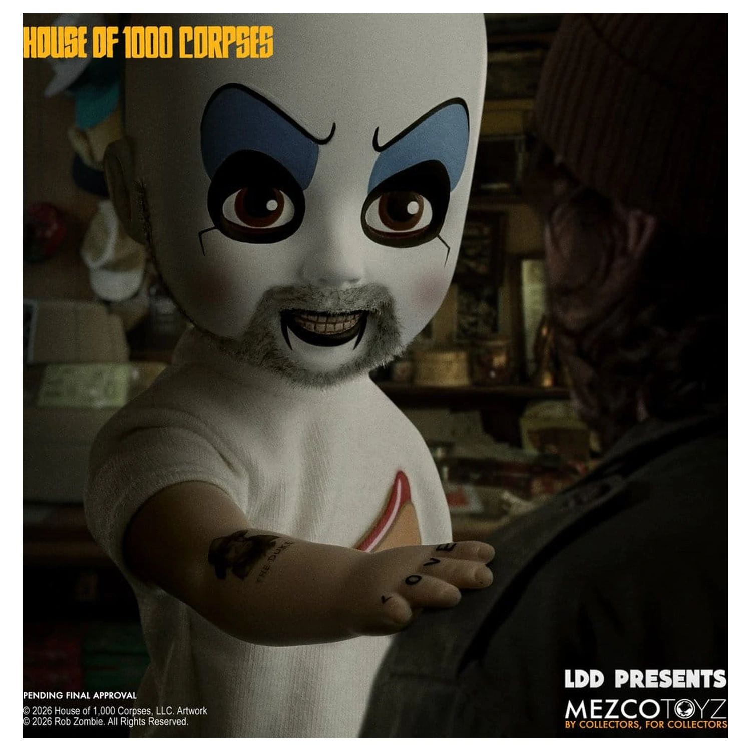 House of 1000 Corpses LDD Presents Doll Captain Spaulding 25 cm panenka fotografii produktu
