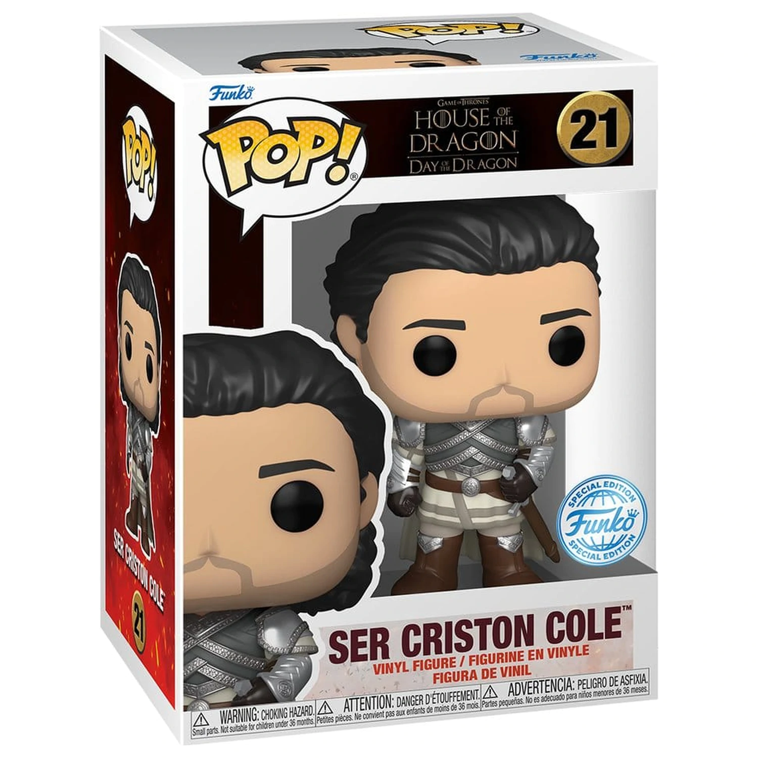 House of the Dragon Funko POP! Vinylová figurka Ser Criston Cole Exkluzivní edice 9 cm fotografii produktu