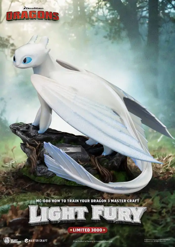 How To Train Your Dragon 3 Master Craft Statue Light Fury 29 cm Socha fotografii produktu