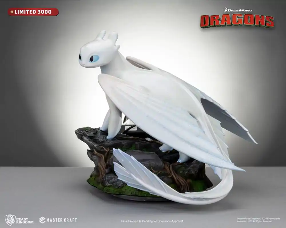 How To Train Your Dragon 3 Master Craft Statue Light Fury 29 cm Socha fotografii produktu