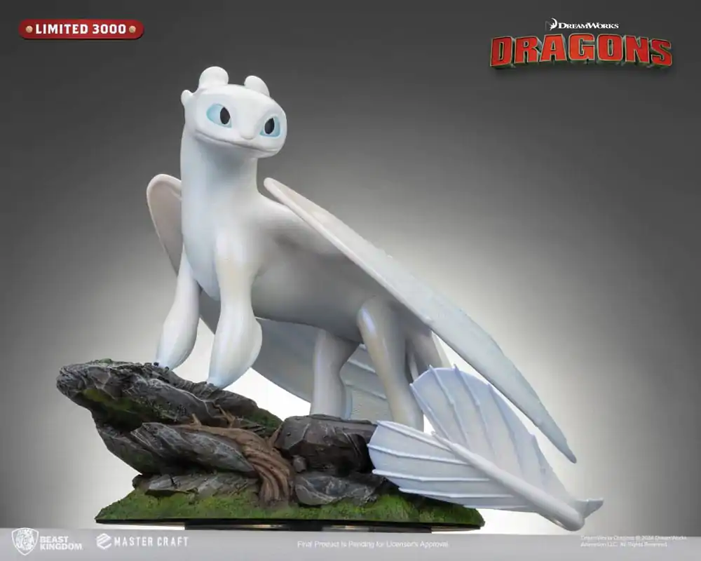 How To Train Your Dragon 3 Master Craft Statue Light Fury 29 cm Socha fotografii produktu