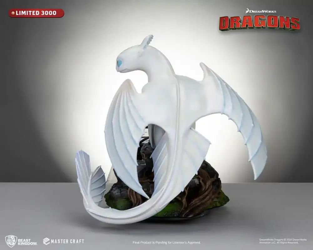 How To Train Your Dragon 3 Master Craft Statue Light Fury 29 cm Socha fotografii produktu