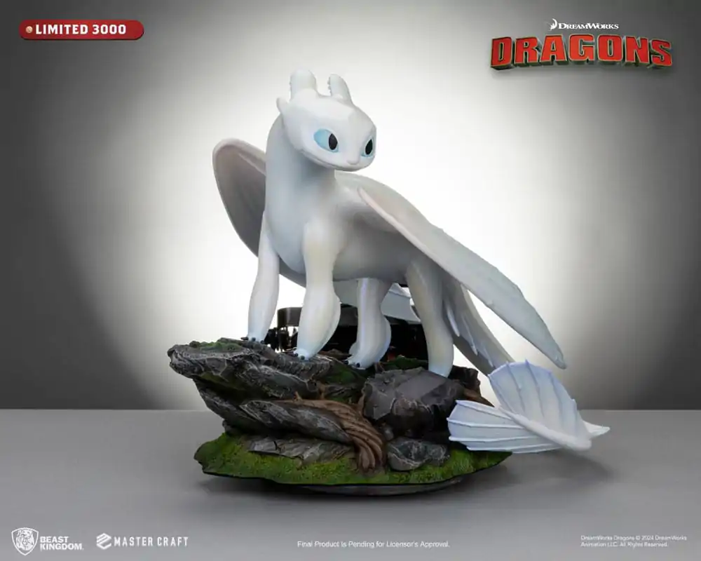 How To Train Your Dragon 3 Master Craft Statue Light Fury 29 cm Socha fotografii produktu