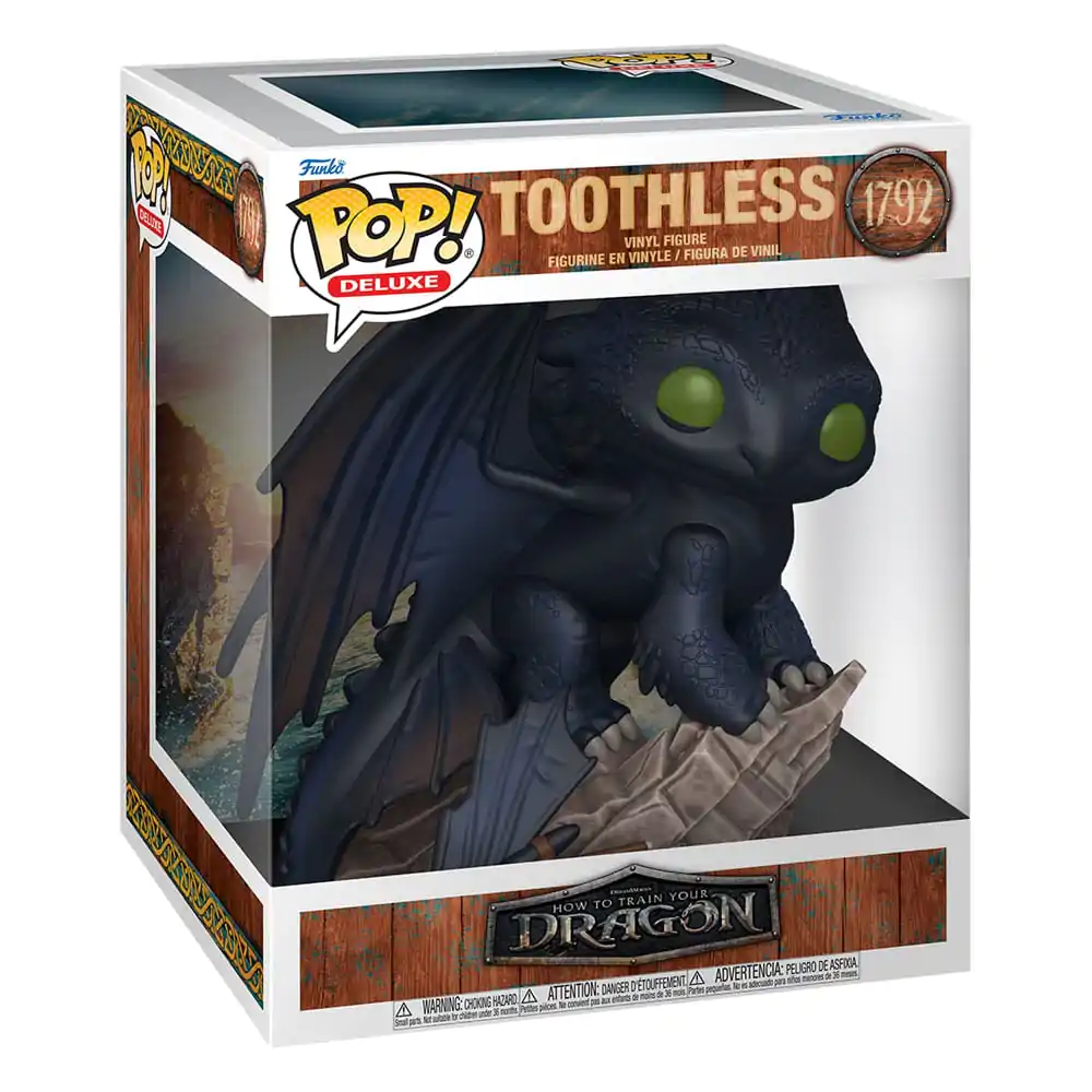 How to Train Your Dragon LAM Funko POP! Deluxe vinylová figurka Toothless 16 cm fotografii produktu