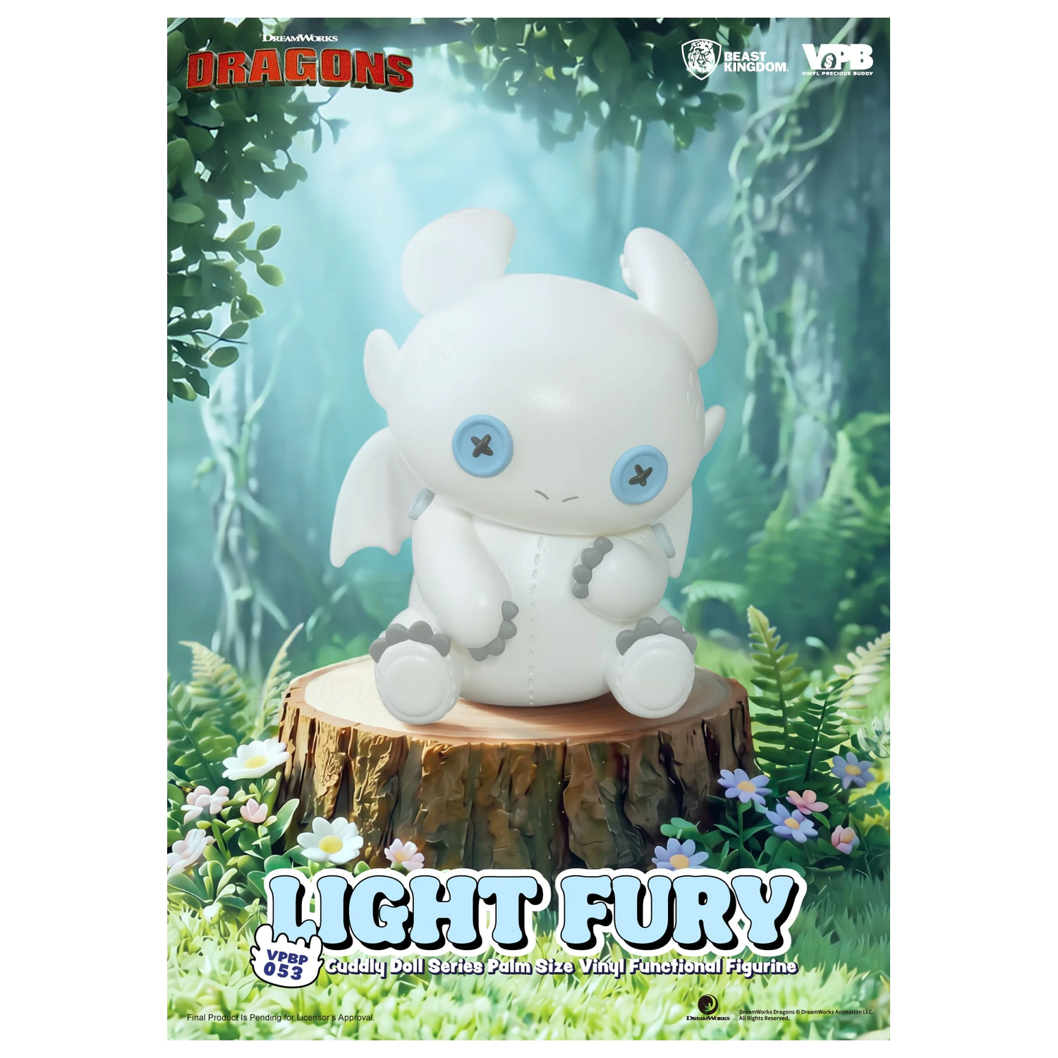 How To Train Your Dragon Light Fury Bank Vinylová figurka 11.2 cm fotografii produktu